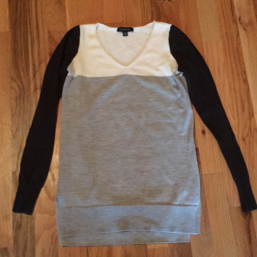 Ann Taylor color block sweater